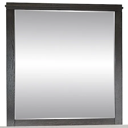 Contemporary Wood Mirror